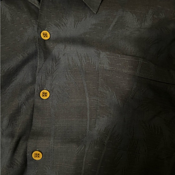 Blue Jamaica Jaxx Men’s Casual Button Down Shortsleeve Shirt Collared XL100%SILK - Picture 6 of 13